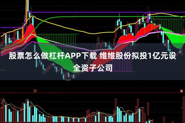股票怎么做杠杆APP下载 维维股份拟投1亿元设全资子公司